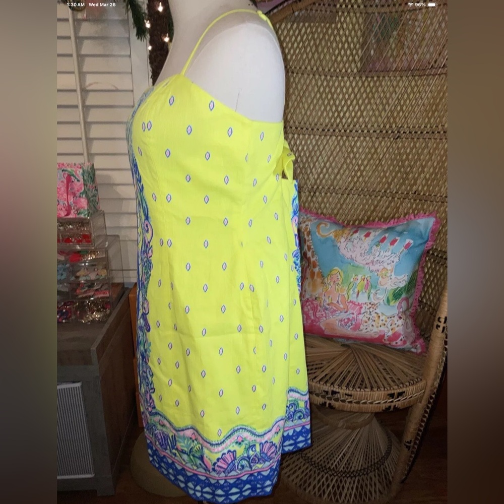 Lilly Pulitzer NWT Shelli Stretch Shift Dress Pineapple Rivera 🦄 Size 00 Grail! - Picture 11 of 14
